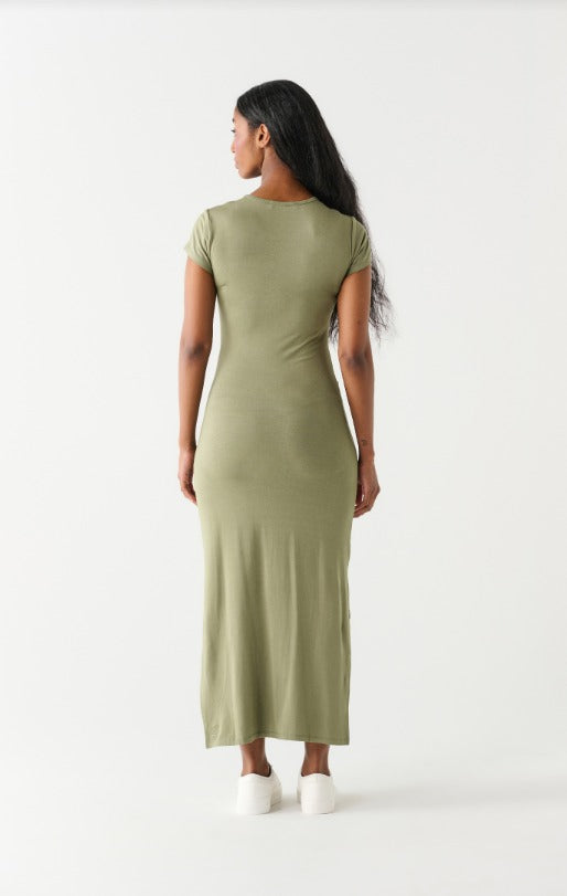 Knotted Midi Dress