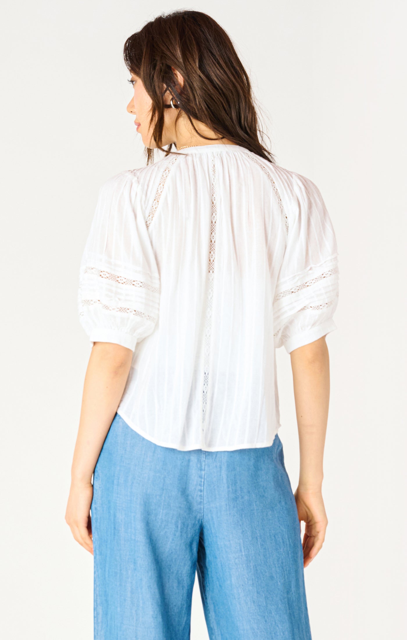 Lace Inset Blouse Back