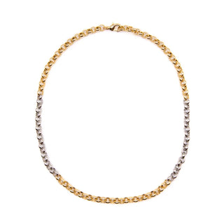 6MM 2 Tone Necklace