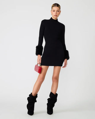 Fur Slve Dress