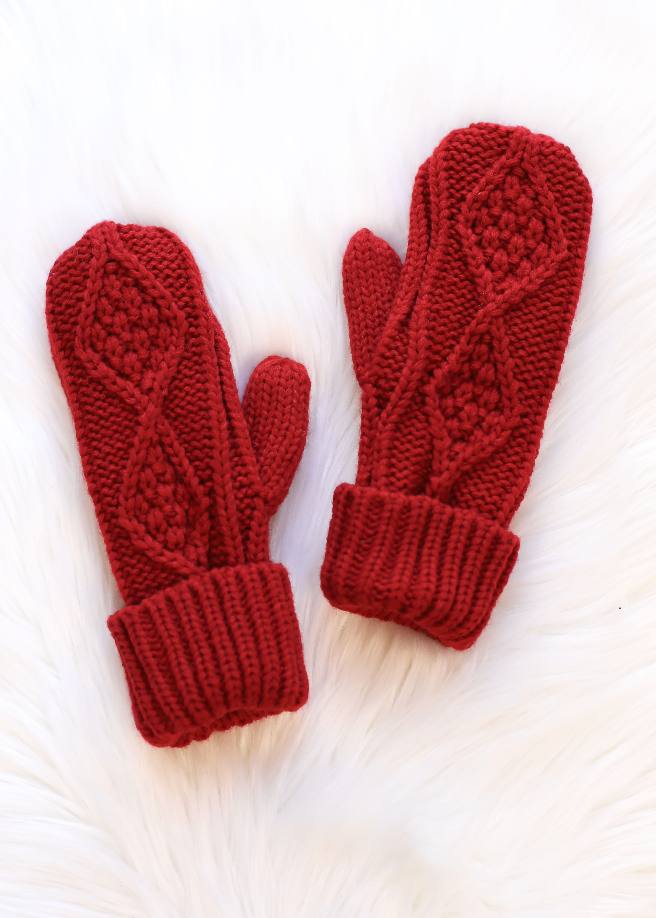 Cable Mittens