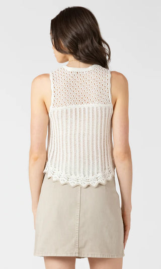 Contrast Trim Sweater Tank