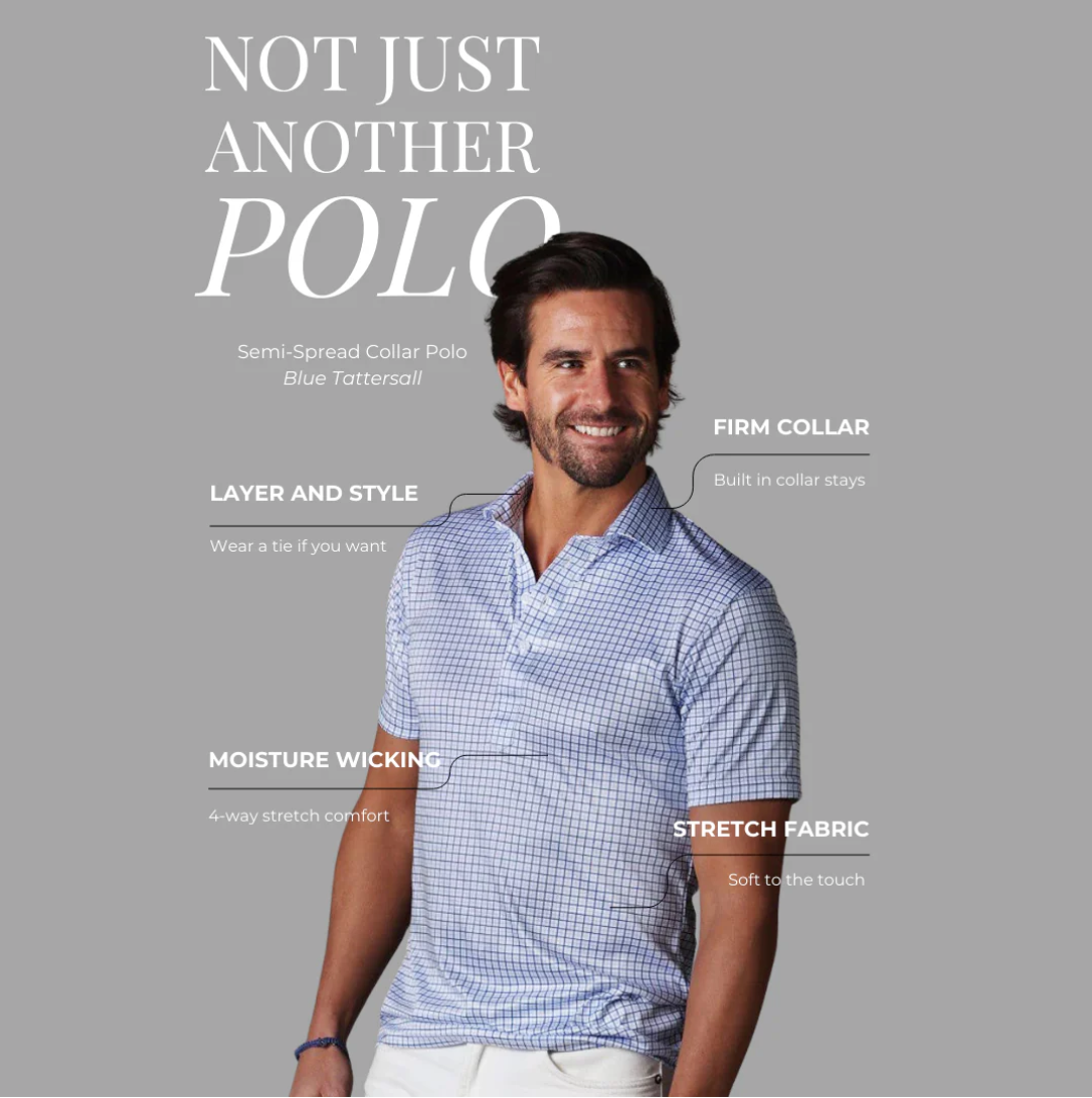 Men's Semi Spread Collar