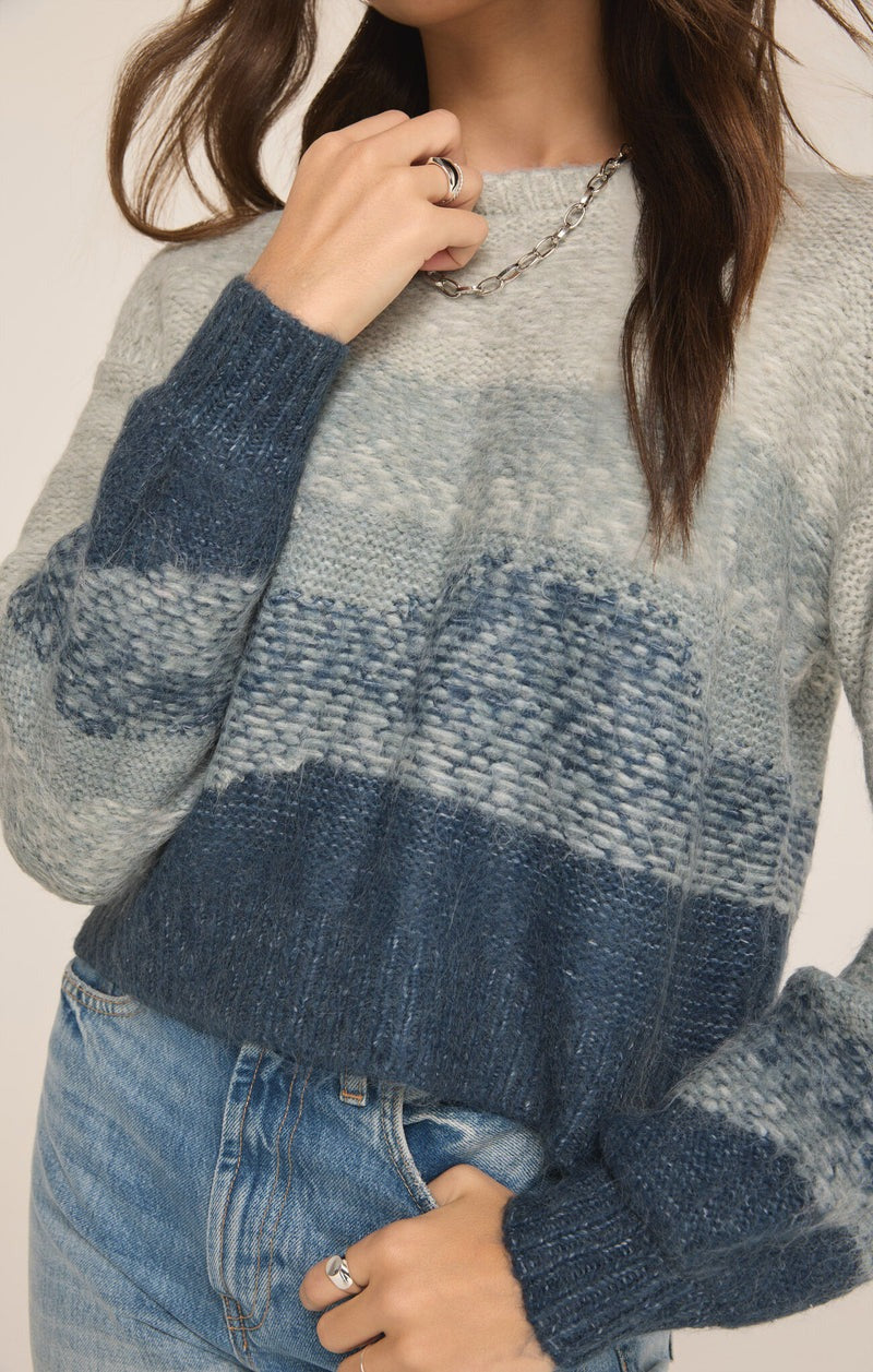 Tranquil Waters Sweater front