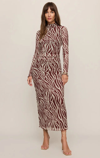 Sevilla Zebar Mesh Midi