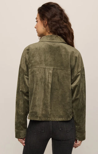 All Day Crop Suede
