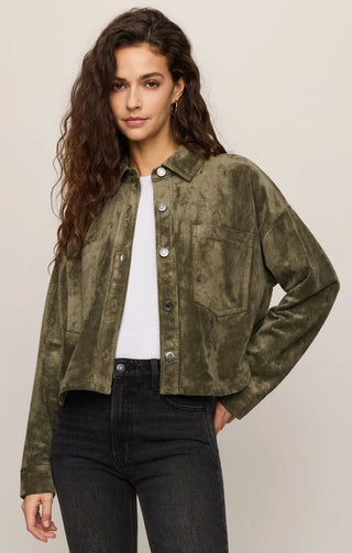 All Day Crop Suede