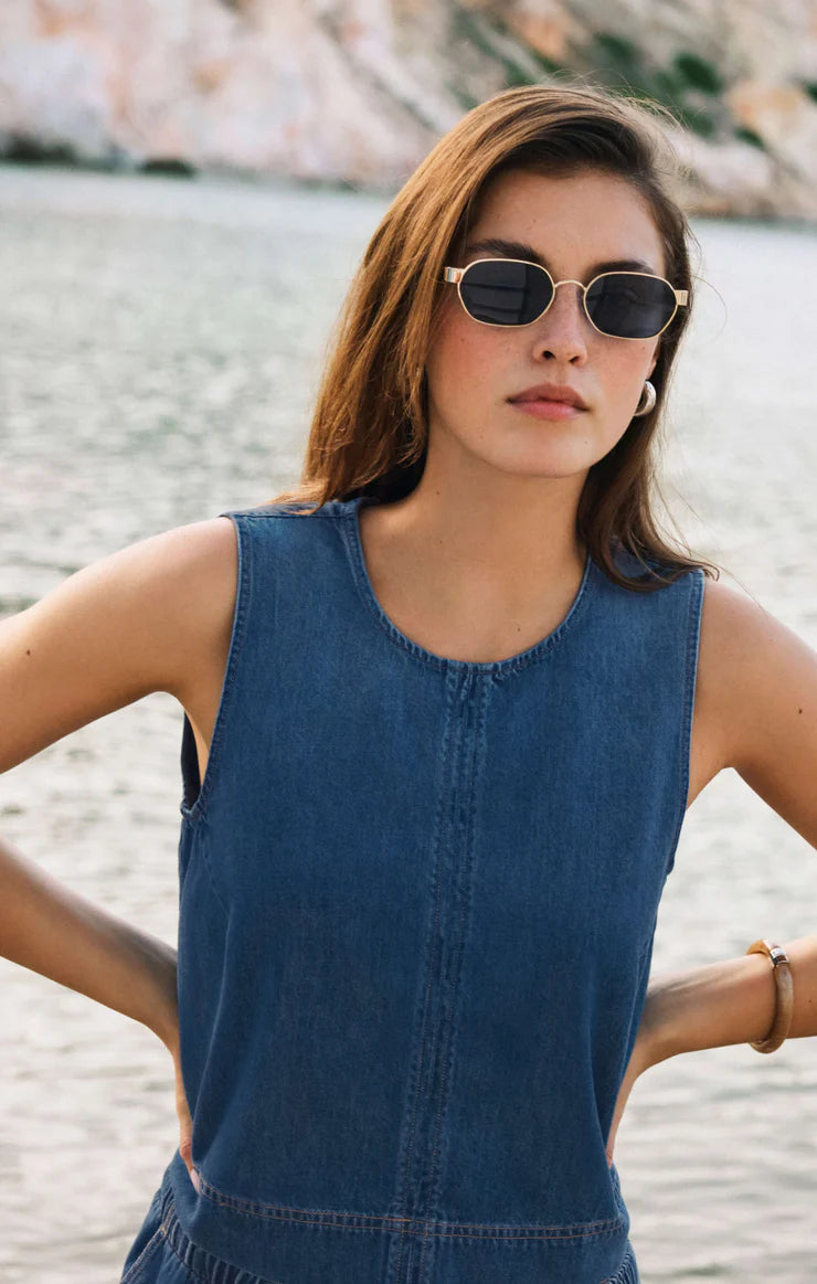 Sun Seeker Denim Top