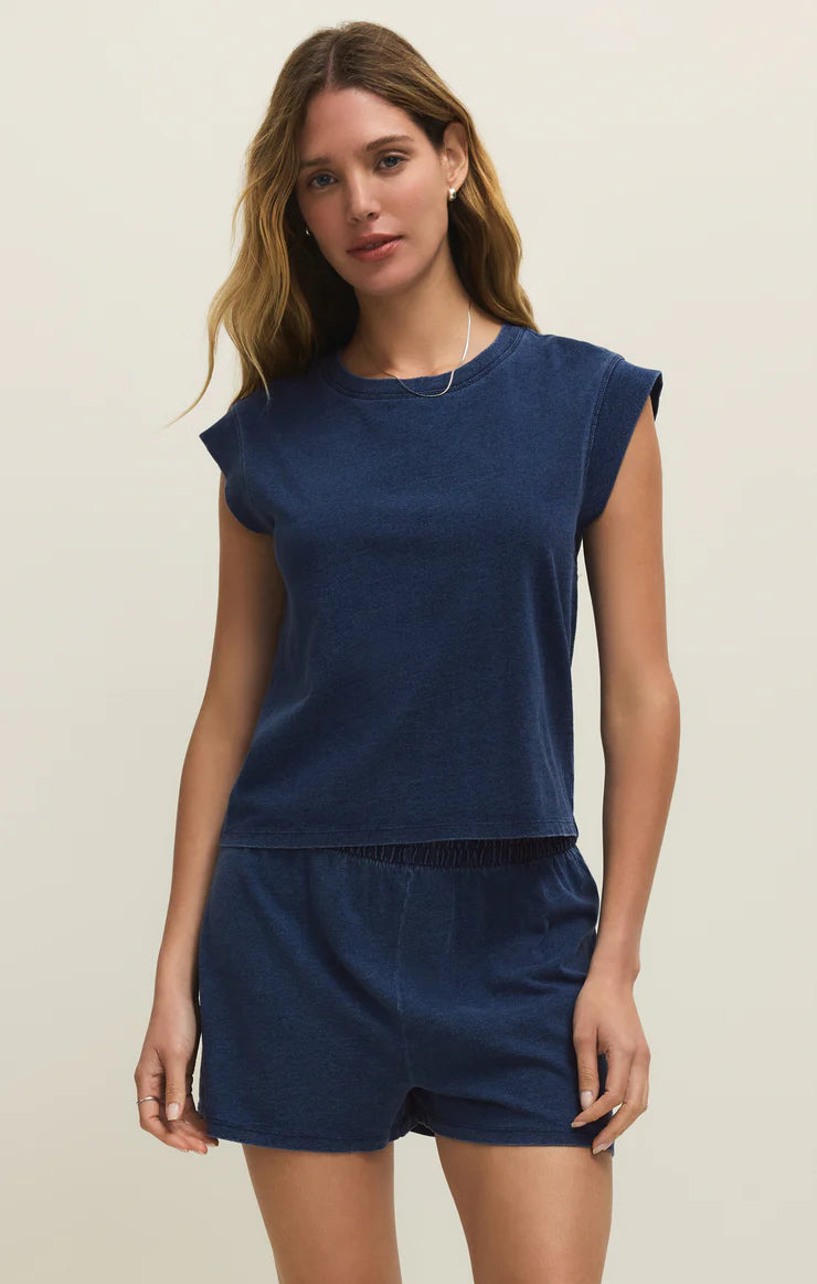 Camino Denim Top