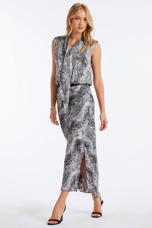 Belle Tie Front Top