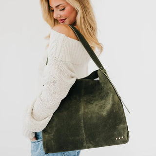 Olive Evie Suede Hobo