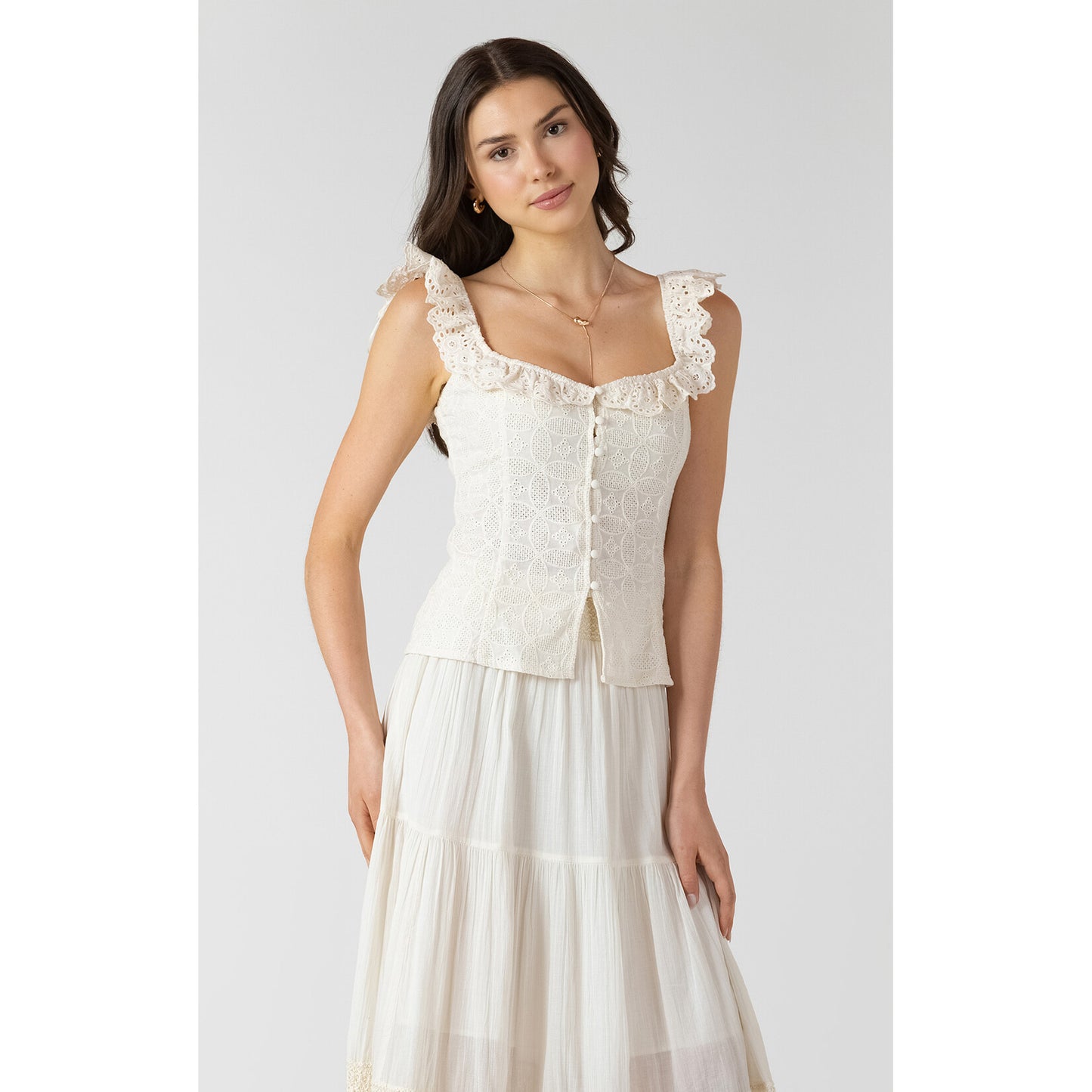 Eyelet Top