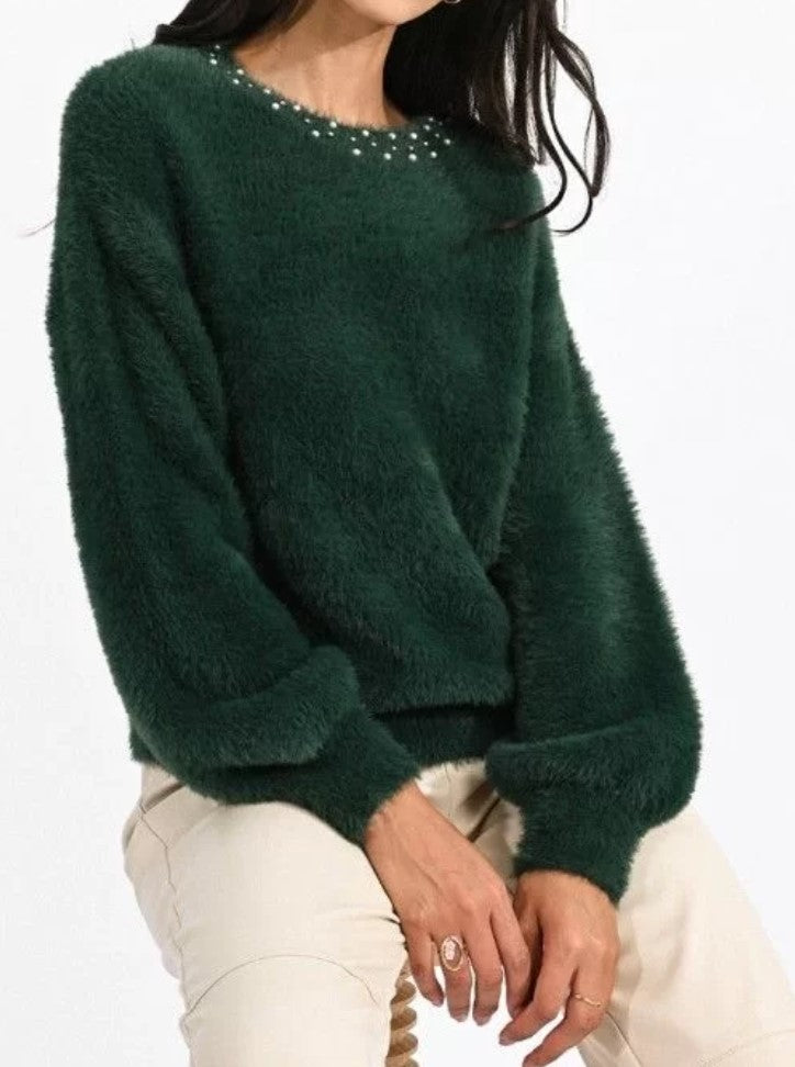 Green Sweater LA1419BN
