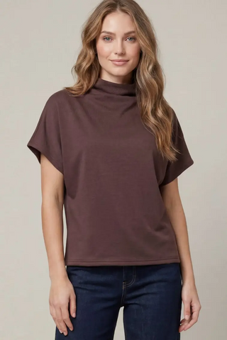 Mock Neck Top