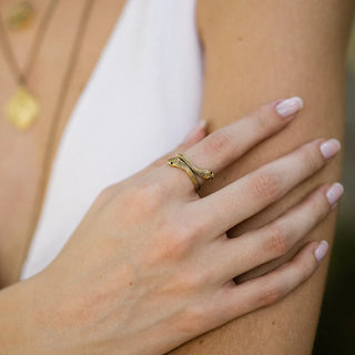 gold Snake Ring