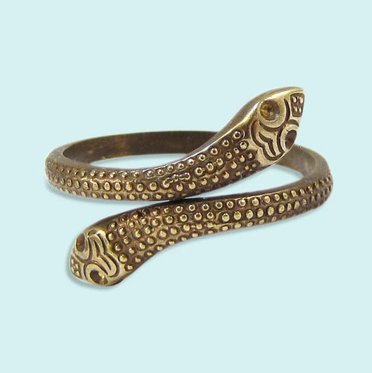 gold Snake Ring