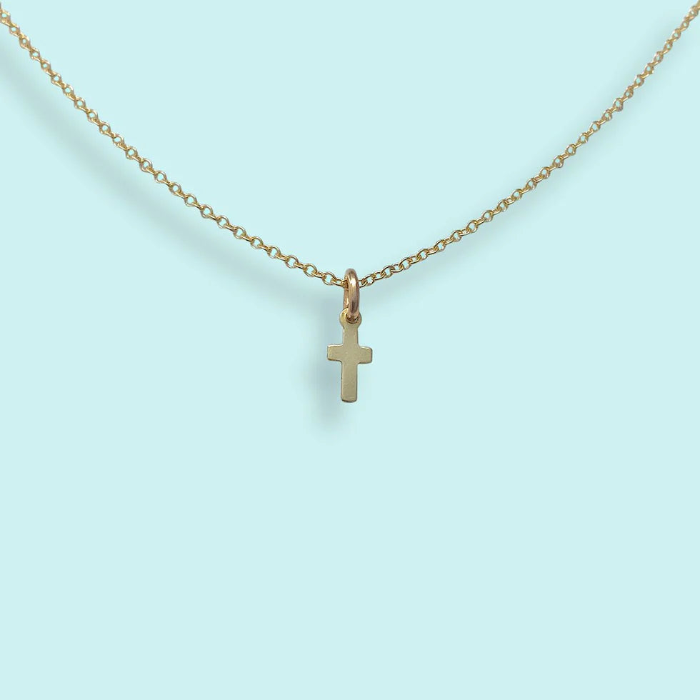 Gold Tiny Cross