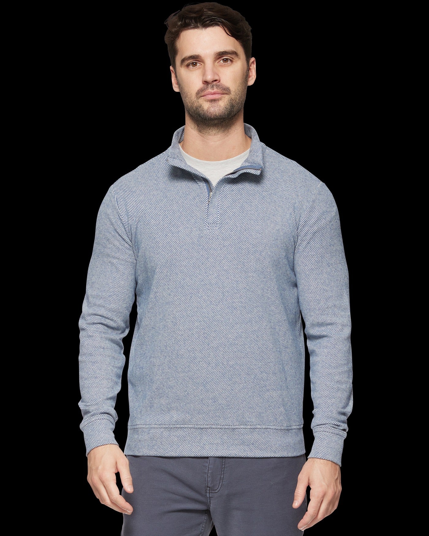 Men's Hero Solid Twill 1/4 Zip