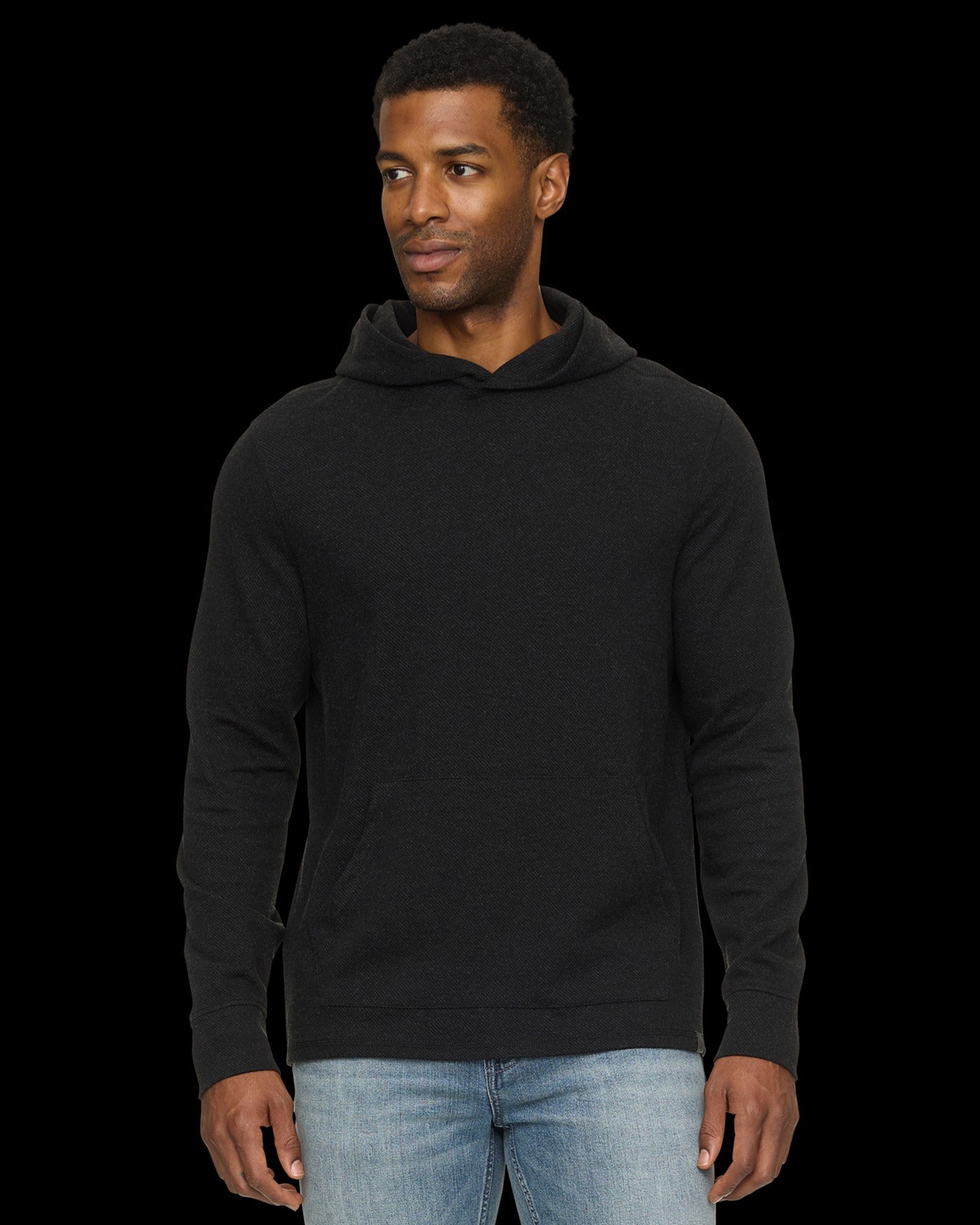 Men's Hero Solid Twill Hoodie