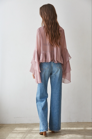 Novelty Slve Top