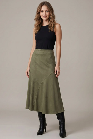 Mermaid Suede Skirt