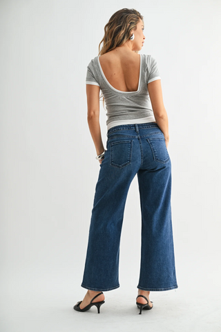 Mid Rise Slim Dark
