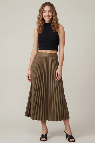 Faux Suede Skirt