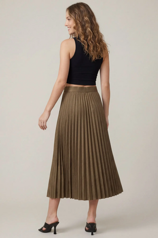 Faux Suede Skirt