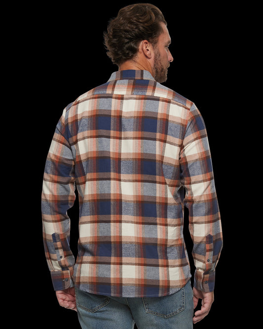 Men's Peter Navy Flannel