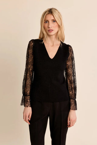 Lace Slve Sweater