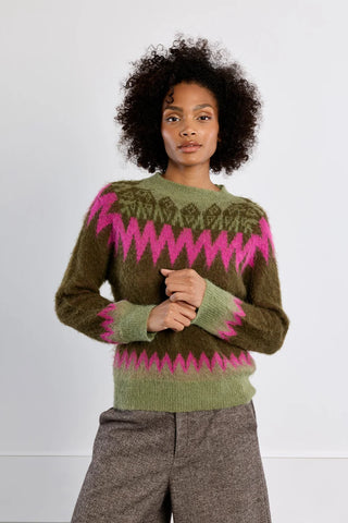 Geo Print Sweater