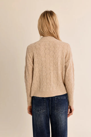 Gold Open Knit Sweater