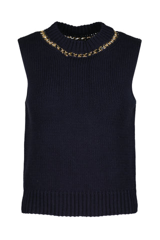 Savory Chain Detail Vest