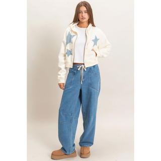 Cream Star Hoodie
