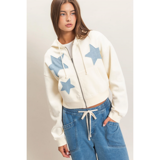 Cream Star Hoodie