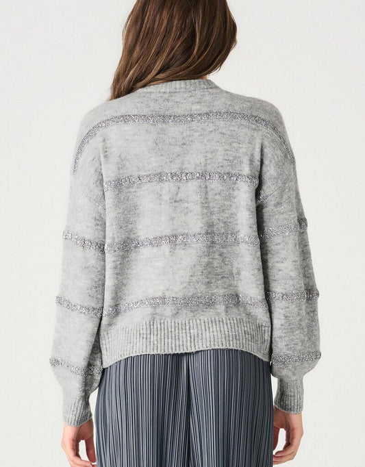 Sequin Stripe Sweater