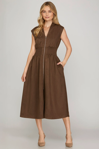 Suede Midi
