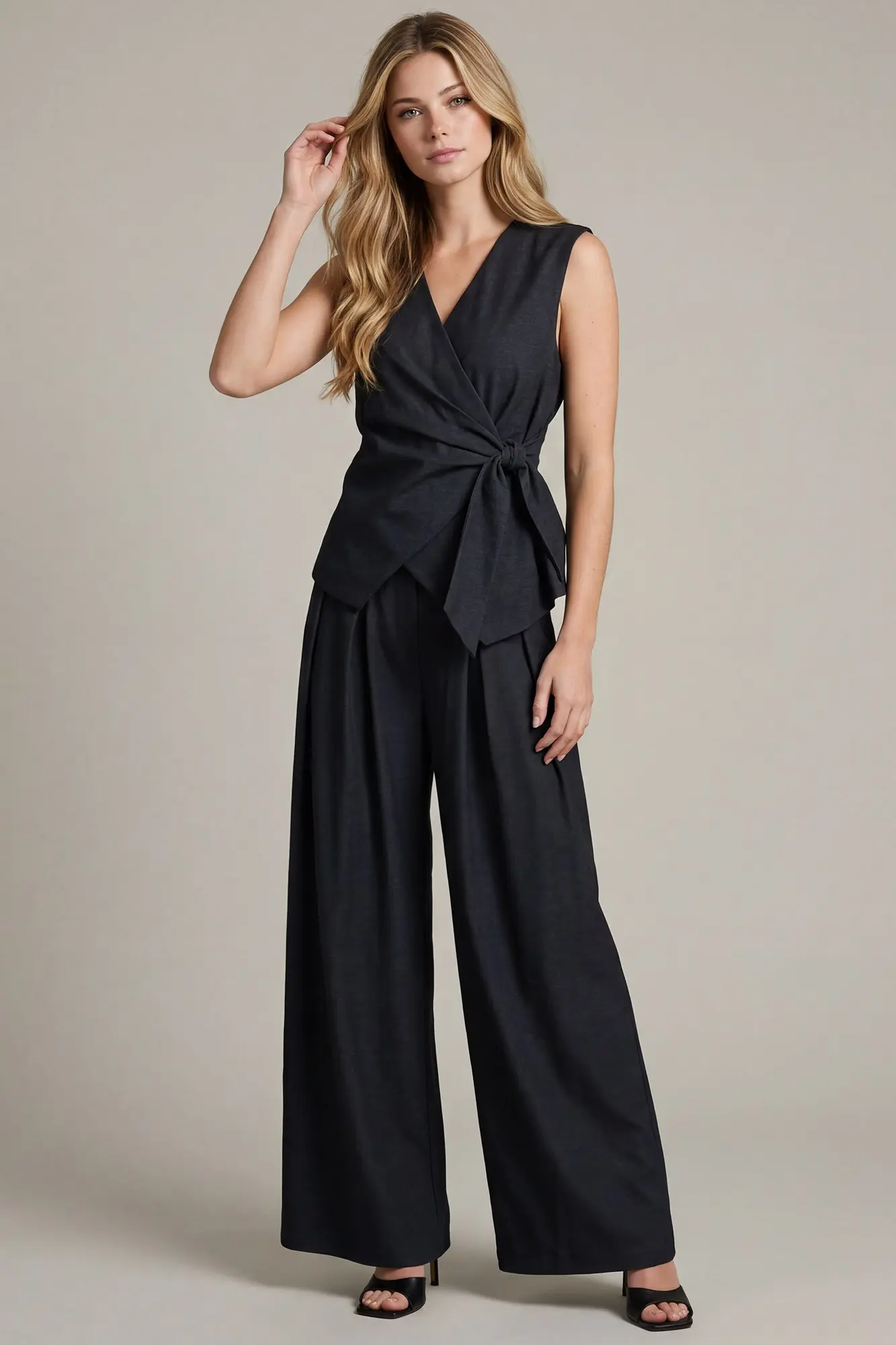 Side Tie Vest