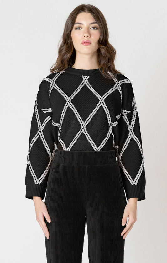 Black/Cream Sweater