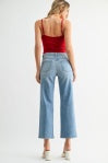 Mid Rise Slim Wide