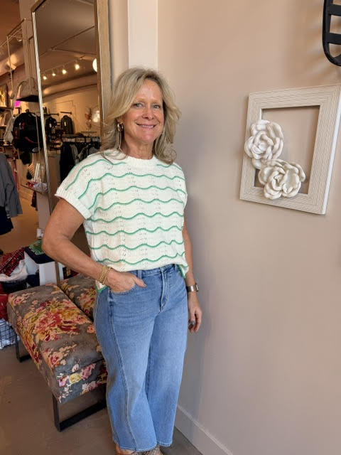 Stripe Knit Sweater